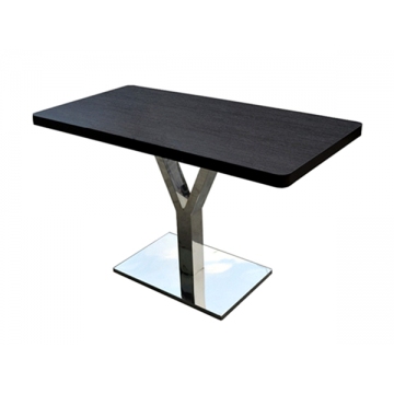黔南时尚个性钢木餐厅桌子