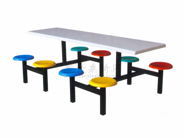 食堂桌椅，三沙玻璃钢桌椅