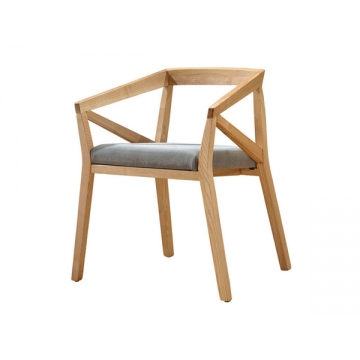 台州高档实木扶手餐厅椅子