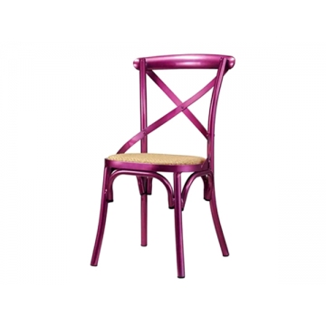 延安美式风格铁艺餐厅椅子