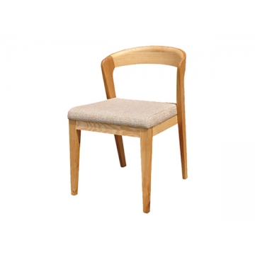 披萨店椅子，黄山实木餐椅