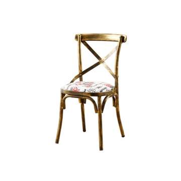潍坊工业复古主题铁艺餐椅
