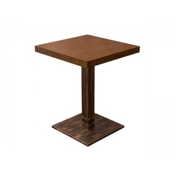 钢木西餐桌，菏泽钢木家具