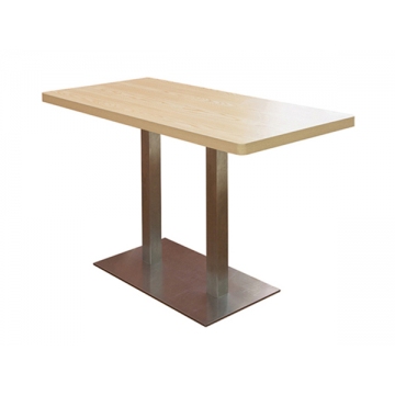 太原市三胺板钢木餐厅桌子