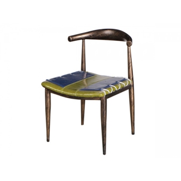 晋中工业复古铁艺餐厅椅子