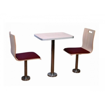 一桌两椅，运城汉堡店桌椅