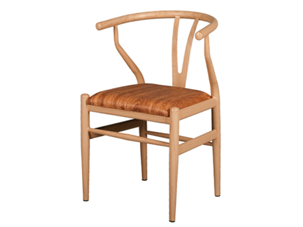 铁艺木纹餐椅，三明西餐椅