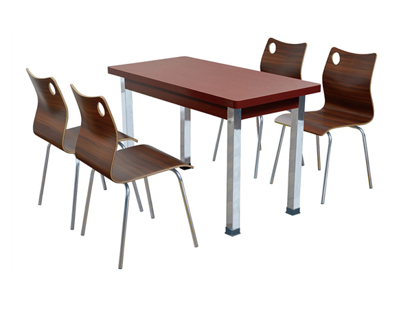 饭堂餐桌椅，平潭钢木桌椅