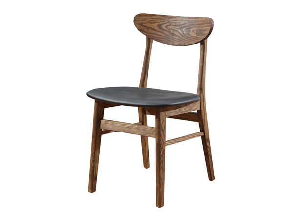 胡桃色餐椅，吉安咖啡椅子