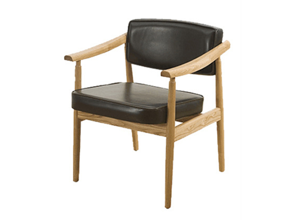 咖啡椅，湖州白蜡木扶手椅