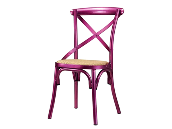 延安美式风格铁艺餐厅椅子