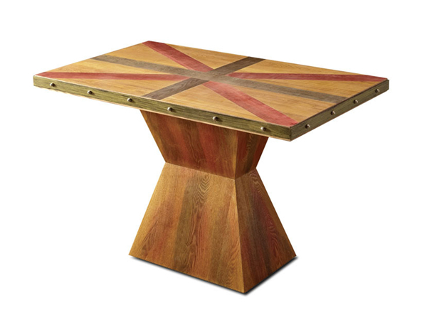 济源市西餐厅实木主题桌子