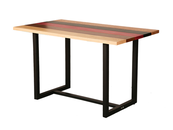 个性钢木桌，芜湖钢木家具