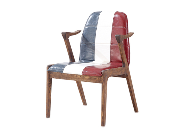 亳州实木主题风格扶手餐椅