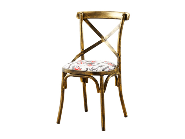 潍坊工业复古主题铁艺餐椅