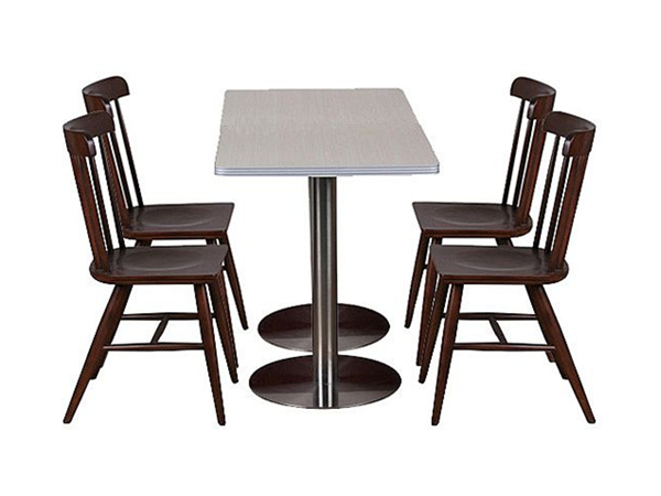 德州钢木桌椅，汉堡店桌椅