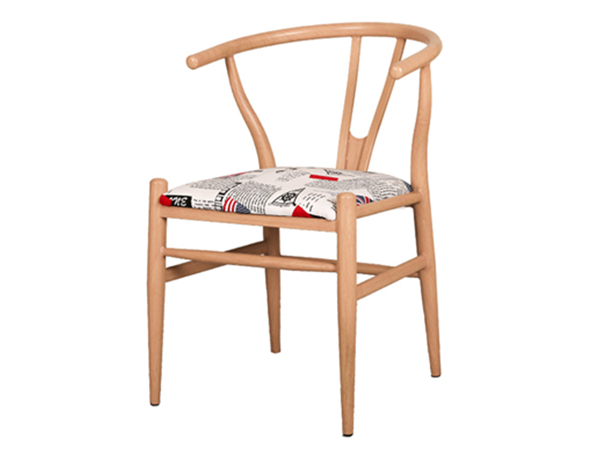 聊城时尚主题木纹铁艺餐椅