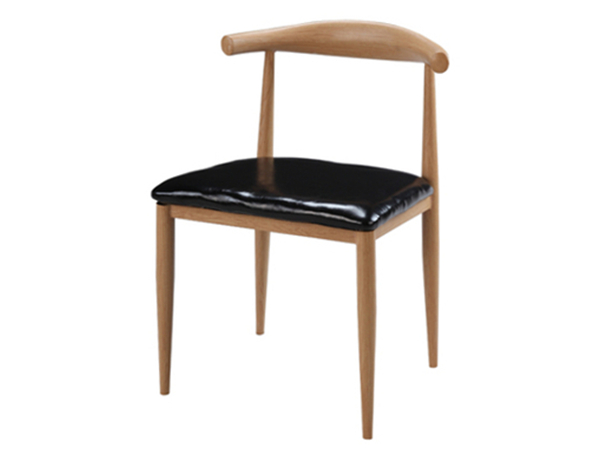 铁艺木纹餐椅，太原牛角椅