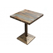 湖州复古怀旧风格钢木餐桌