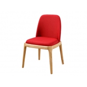 金华实木布艺软包餐厅椅子
