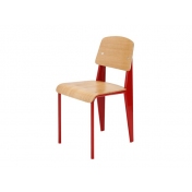 钢木餐椅，莱芜汉堡店椅子
