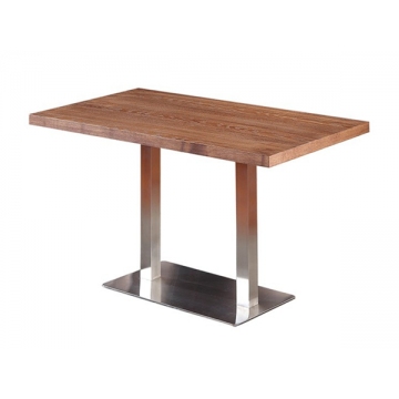 钢木西餐桌，甘南西餐家具