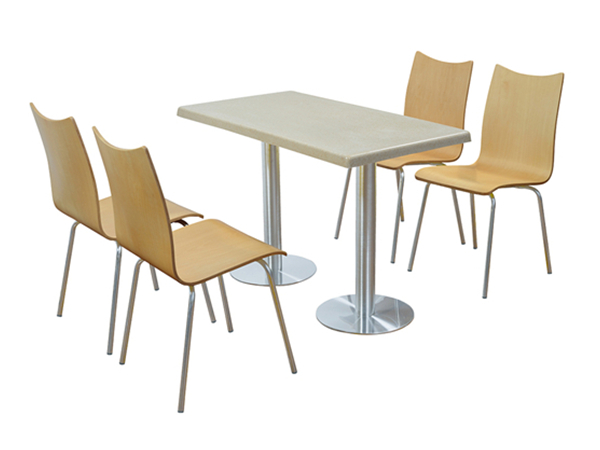 钢木餐桌椅，张掖餐厅桌椅