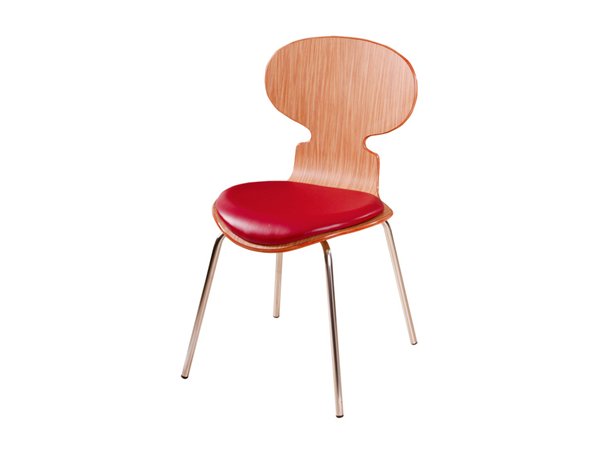 汉堡店椅子，平凉钢木餐椅