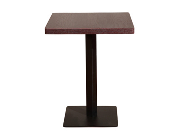 三胺板餐桌，海东钢木桌子