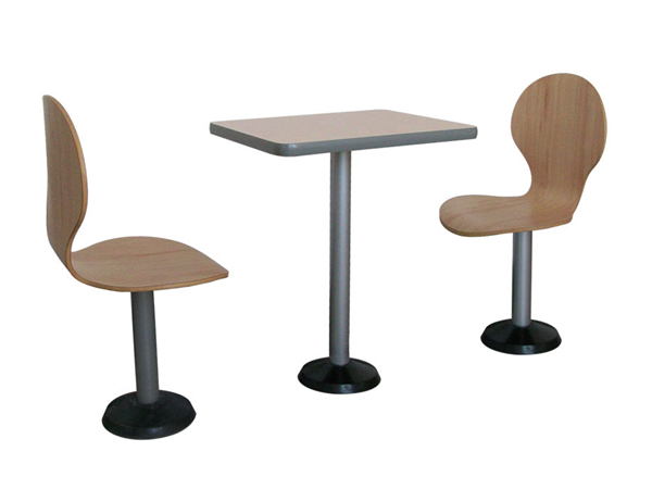 固定餐桌椅，绥化钢木桌椅