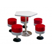佳木斯多边形桌子和小圆凳