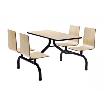 食堂桌椅，吐鲁番钢木桌椅