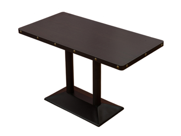 钢木西餐桌，白城钢木家具