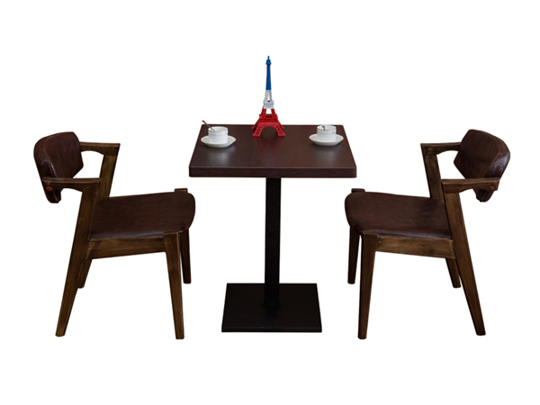 两人位桌椅，白城餐厅桌椅