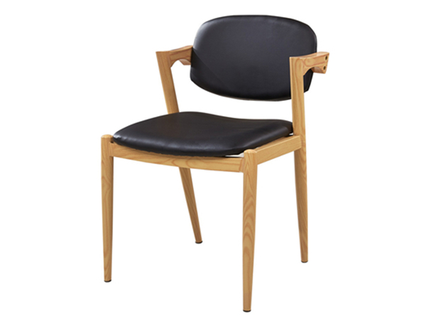 木纹扶手椅，伊犁铁艺餐椅