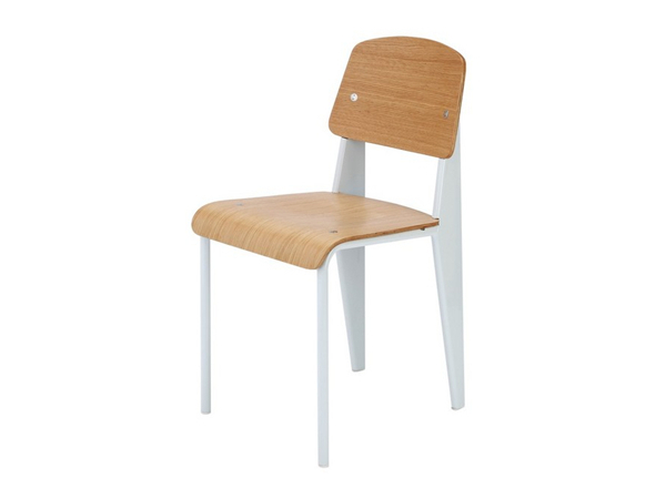 标准椅，香港钢木快餐椅子