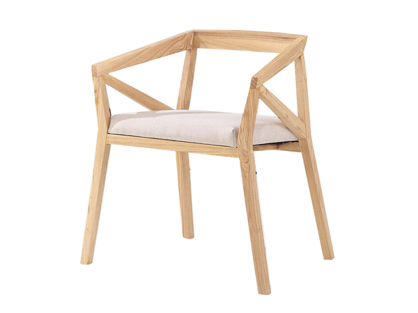 白蜡木餐椅，台湾扶手餐椅