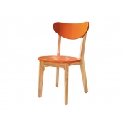 大连市奶茶店实木烤漆椅子