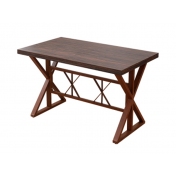 主题西餐桌，铁岭钢木餐桌