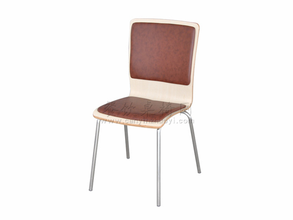 不锈钢曲木椅 CY013