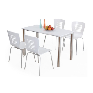 烤漆钢木桌椅 ZY-GM094