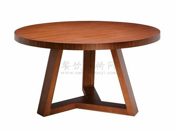 实木油漆圆桌 CZ-SM017