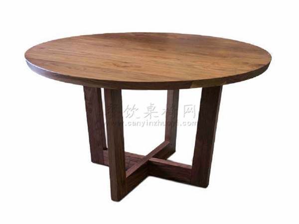 实木圆形餐桌 CZ-SM019