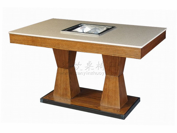 人造石火锅桌 HZ011
