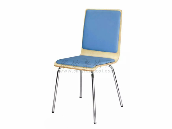 软包钢木餐椅 CY-GM059