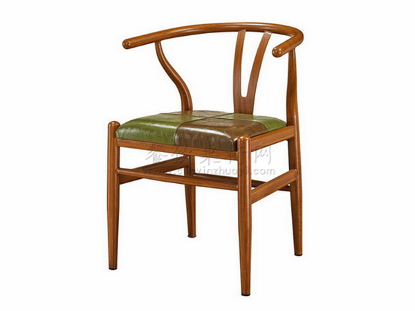 木纹色叉骨椅 CY-TM012