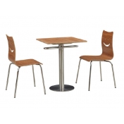 笑脸钢木桌椅 ZY-GM084