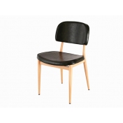 木纹铁艺椅子 CY-TM023