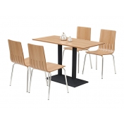 美式钢木桌椅 ZY-GM042