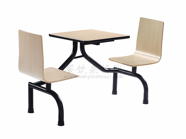 连体快餐桌椅 LT001